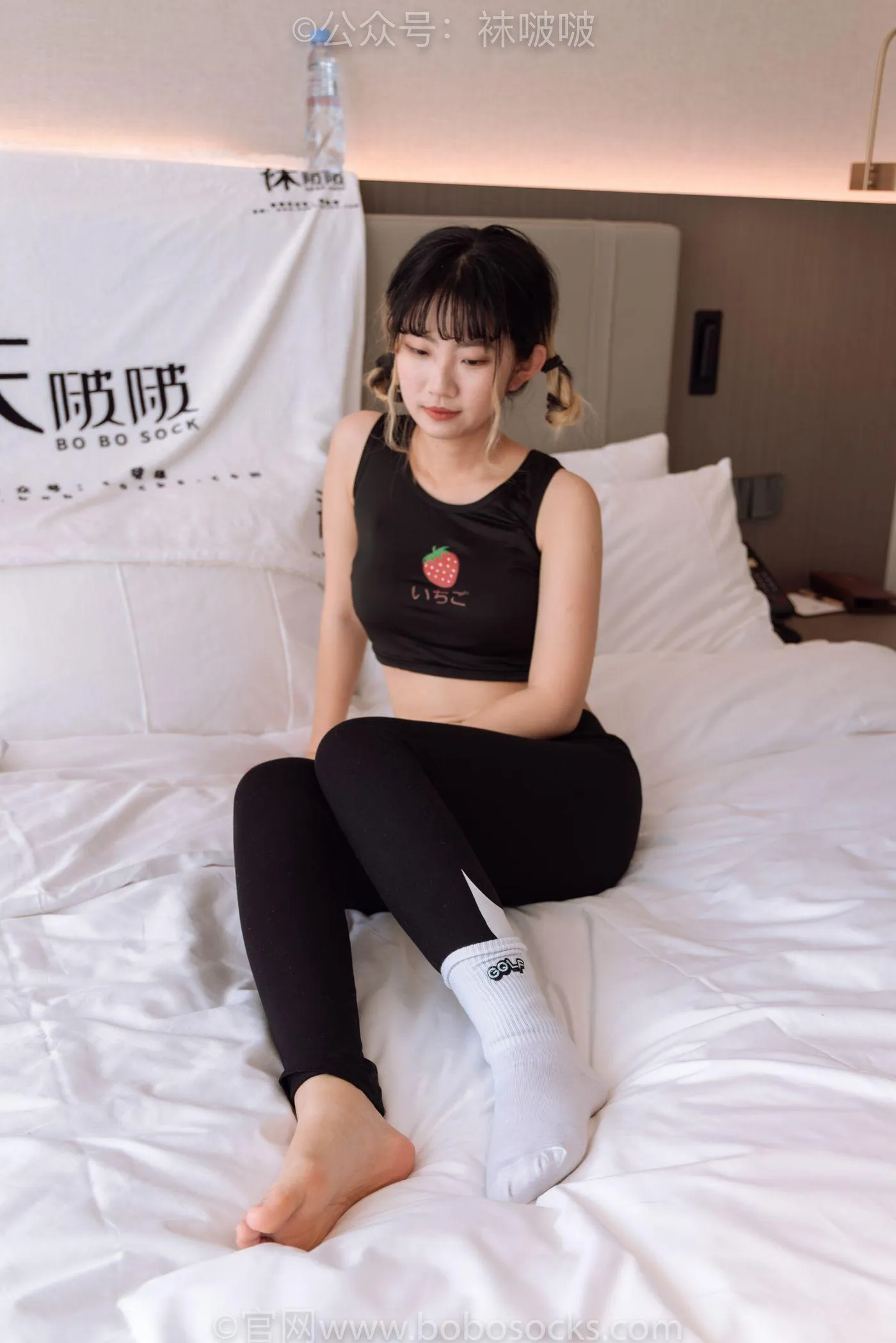 [BoBoSocks袜啵啵]NO.059 砂糖-AJ板鞋、白棉袜、裸足 [142P]插图4